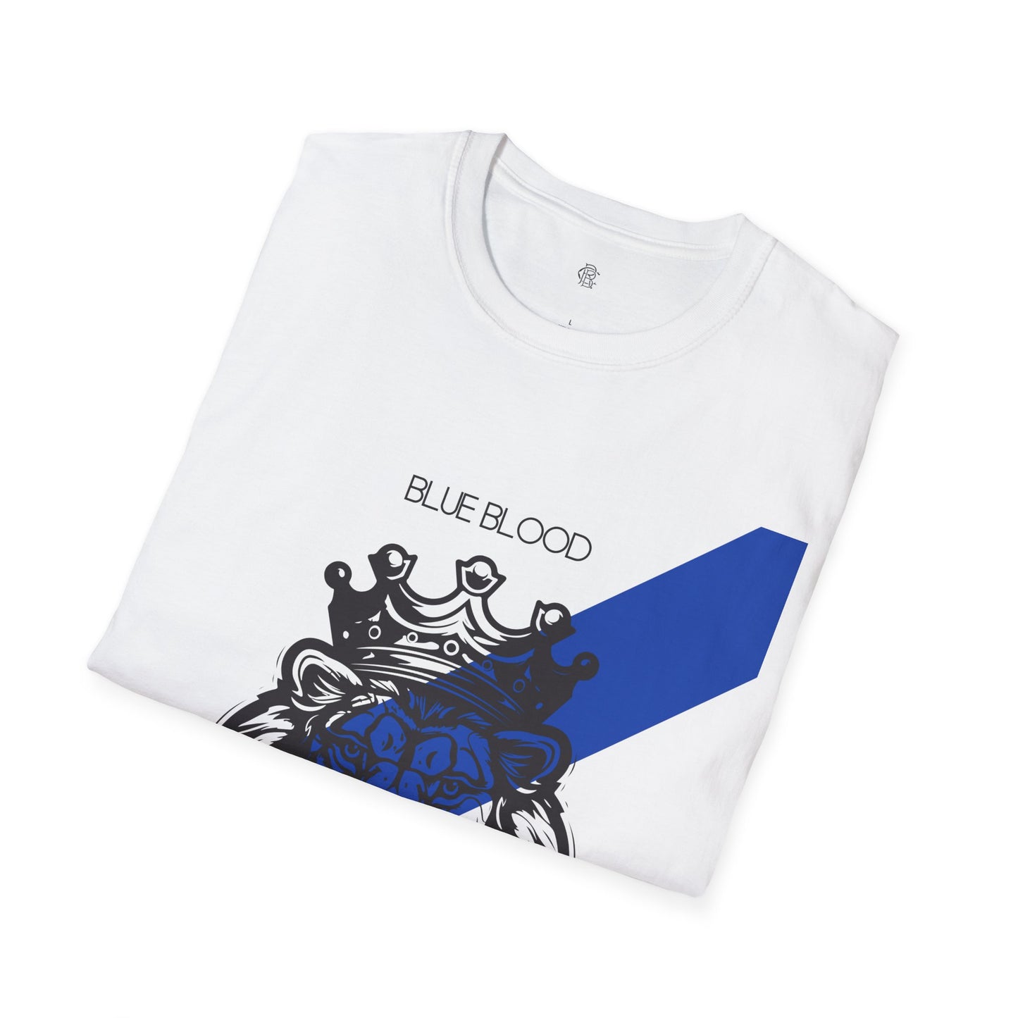 Blue Blood Front Print Cotton T-shirt - Glasgow Rangers