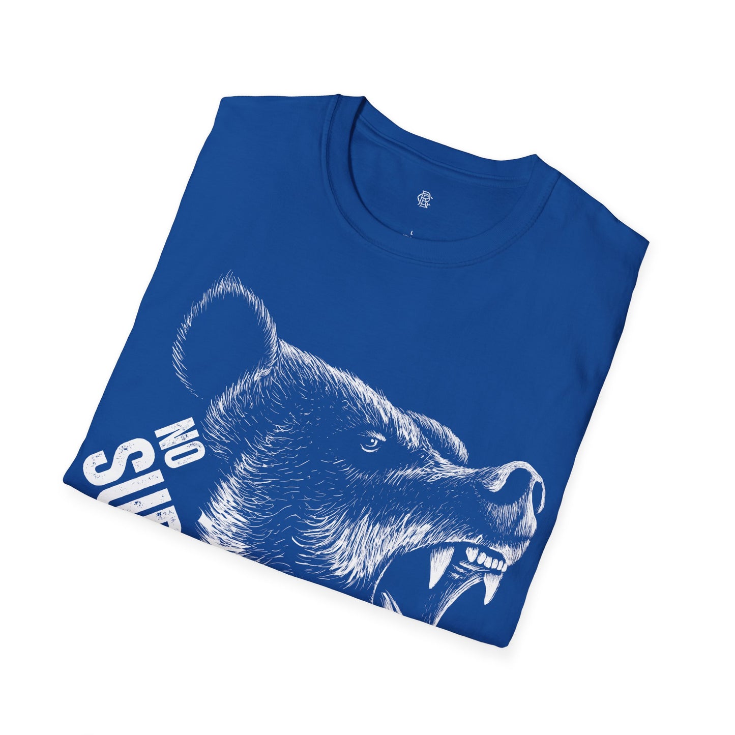 No Surrender Front Print Cotton T-shirt