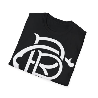 Unisex Softstyle Royal Blue Clothing Logo T-Shirt