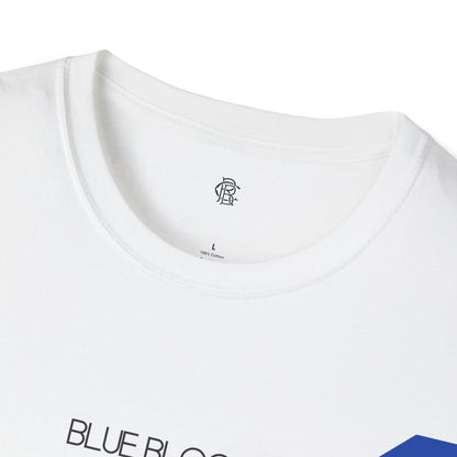 Blue Blood Front Print Cotton T-shirt - Glasgow Rangers