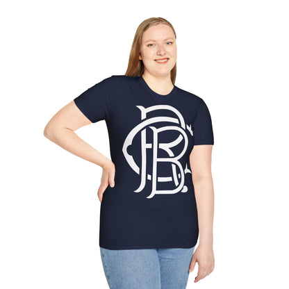 Unisex Softstyle Royal Blue Clothing Logo T-Shirt