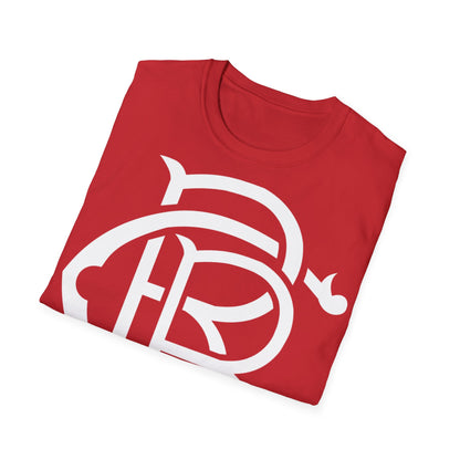 Unisex Softstyle Royal Blue Clothing Logo T-Shirt