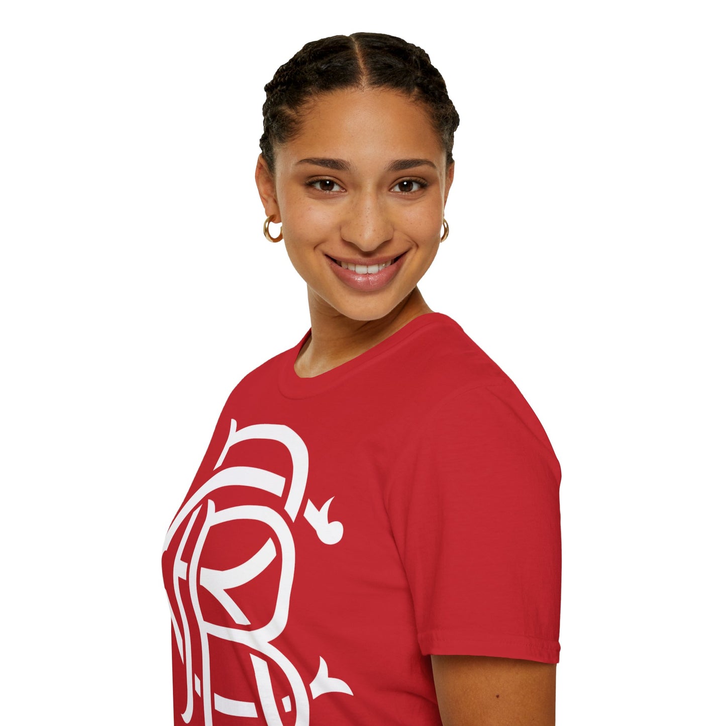 Unisex Softstyle Royal Blue Clothing Logo T-Shirt