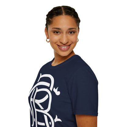 Unisex Softstyle Royal Blue Clothing Logo T-Shirt