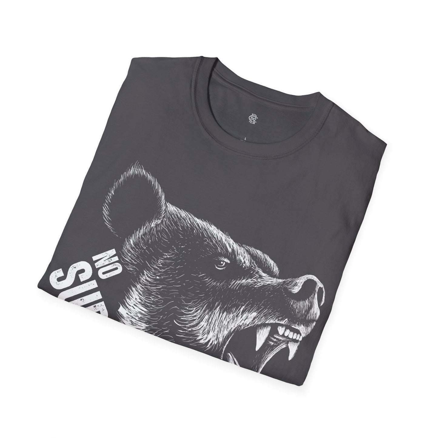 No Surrender Front Print Cotton T-shirt