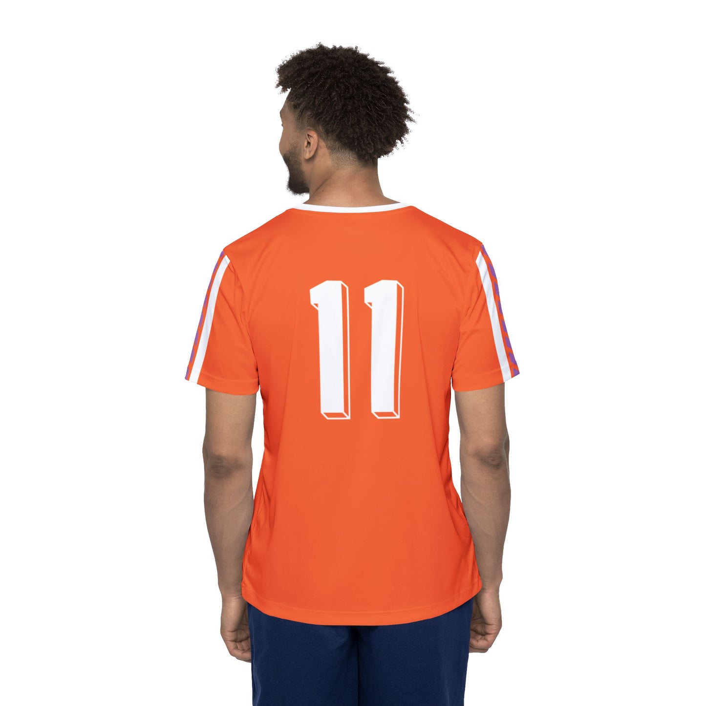 Orange McEwan's Lager Royal Blue Clothing Football Shirt