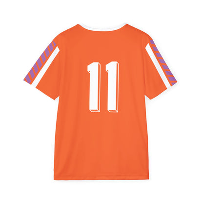 Orange McEwan's Lager Royal Blue Clothing Football Shirt