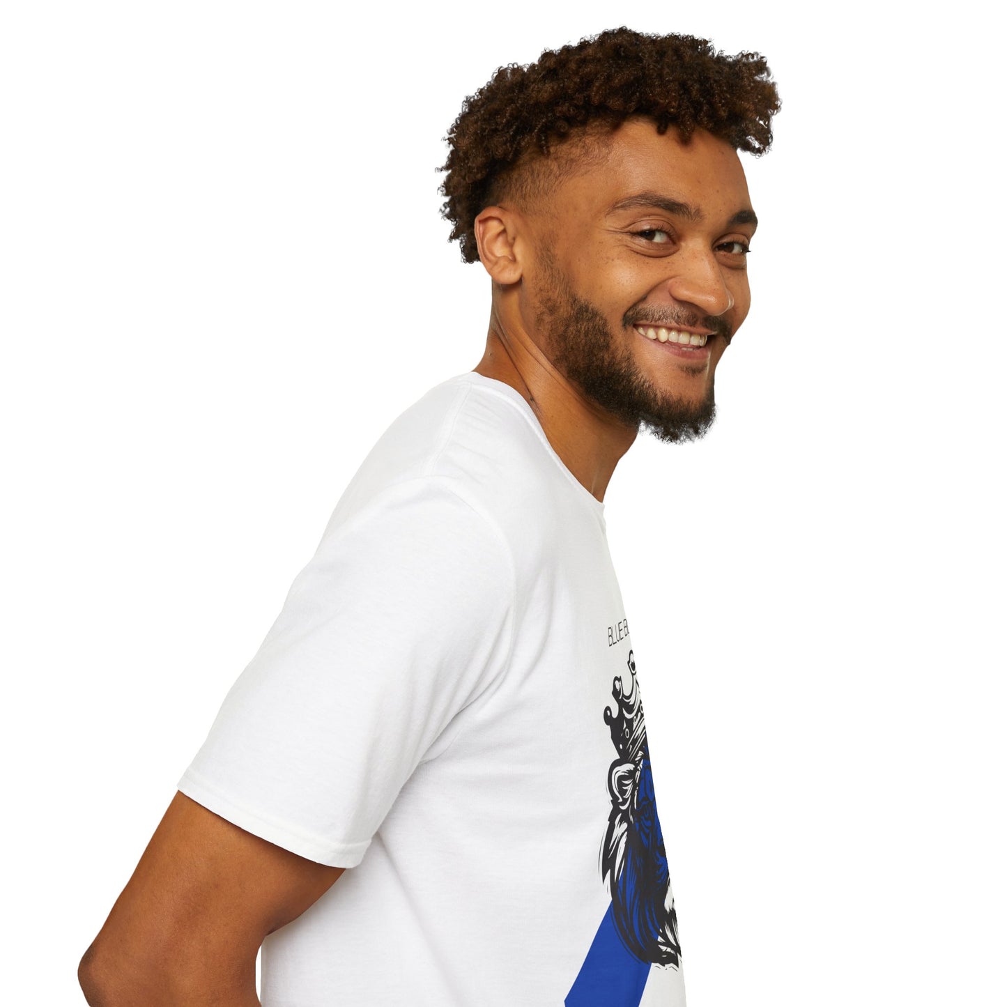 Blue Blood Front Print Cotton T-shirt - Glasgow Rangers