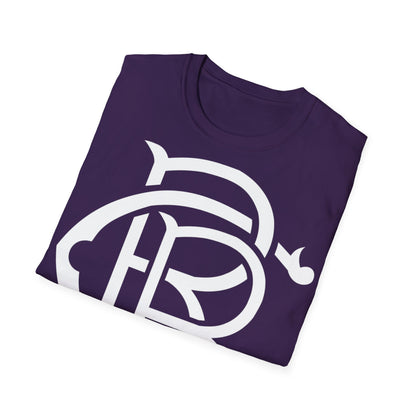 Unisex Softstyle Royal Blue Clothing Logo T-Shirt