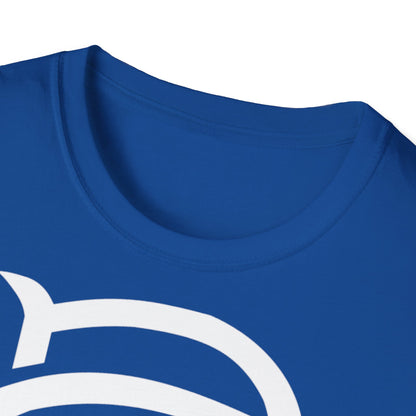 Unisex Softstyle Royal Blue Clothing Logo T-Shirt