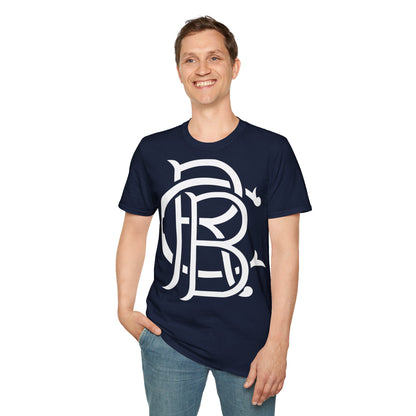 Unisex Softstyle Royal Blue Clothing Logo T-Shirt