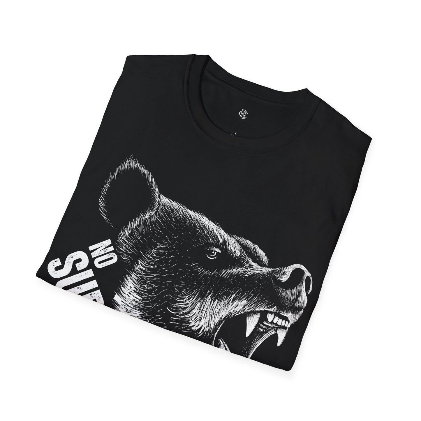 No Surrender Front Print Cotton T-shirt