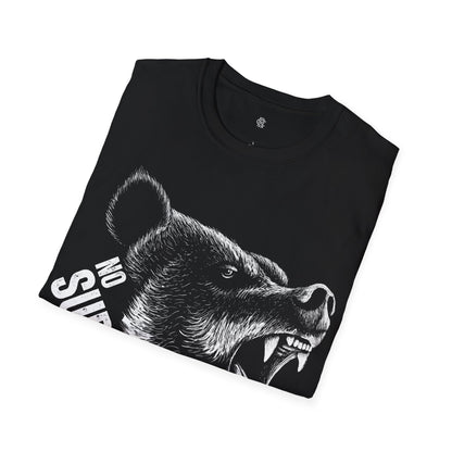 No Surrender Front Print Cotton T-shirt