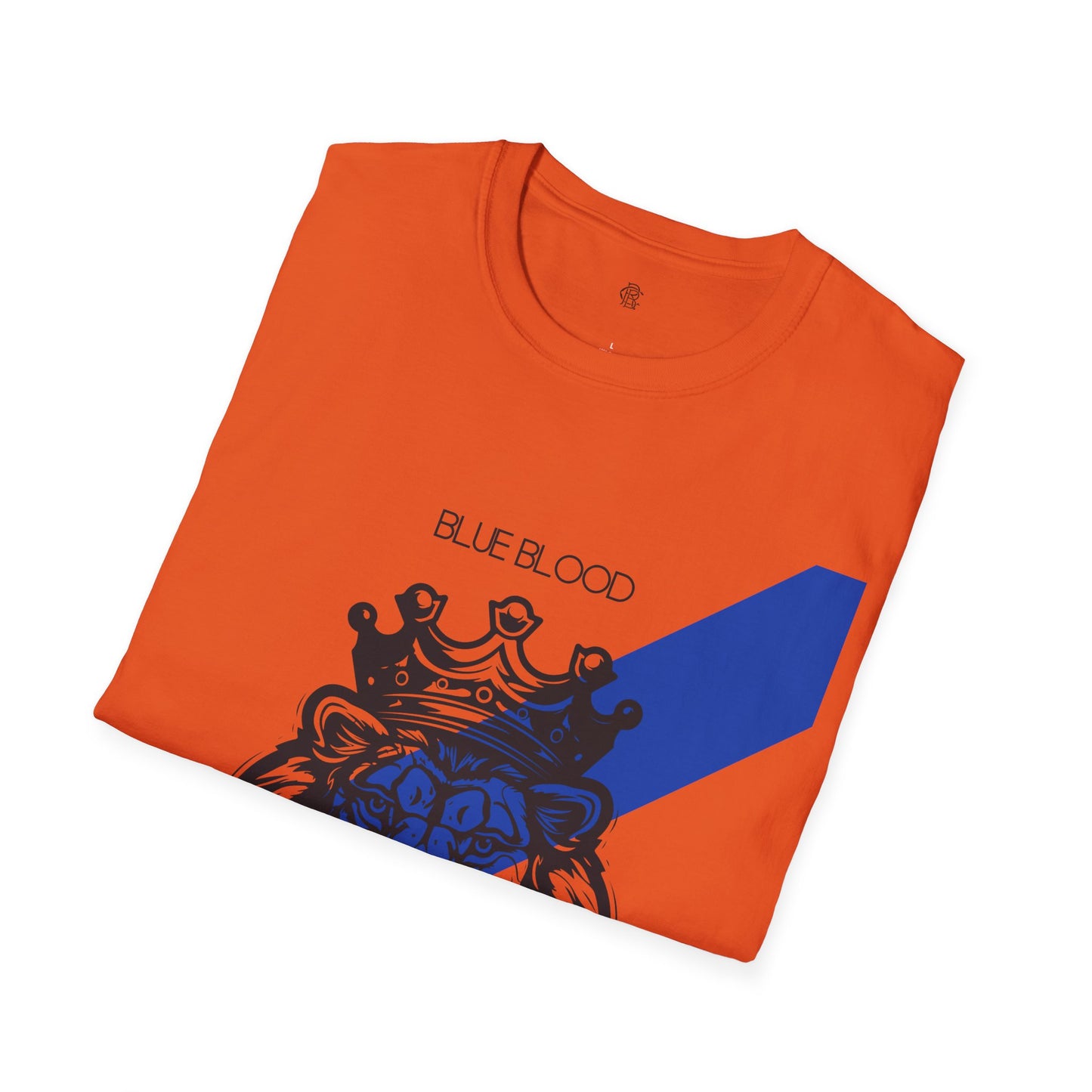 Blue Blood Front Print Cotton T-shirt - Glasgow Rangers
