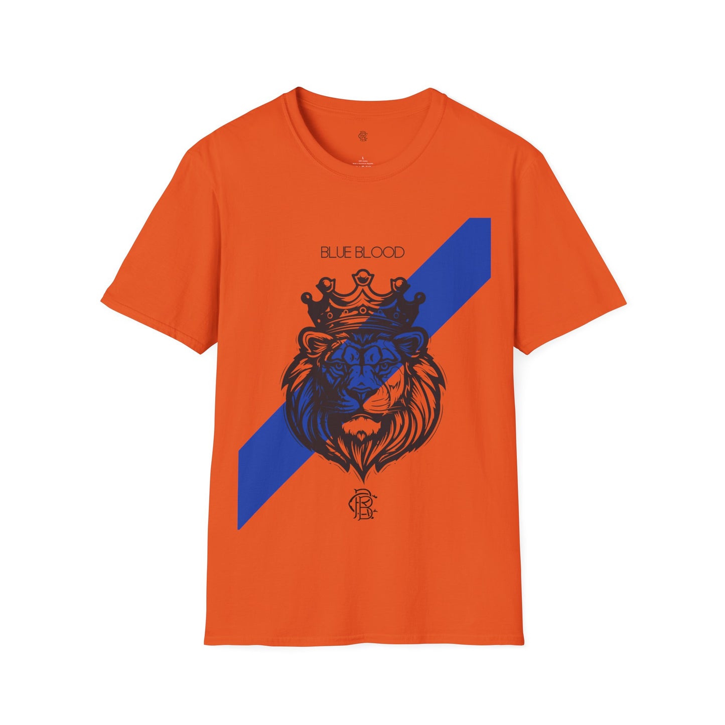 Blue Blood Front Print Cotton T-shirt - Glasgow Rangers