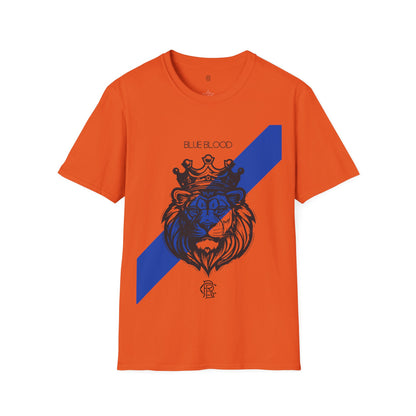 Blue Blood Front Print Cotton T-shirt - Glasgow Rangers